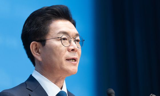 인사말하는 정원오 민주당 서울시장 예비후보자