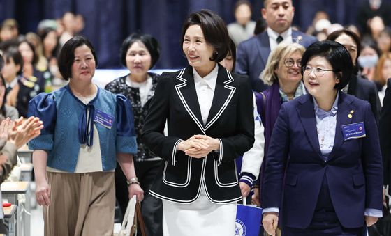 2026 세계 여성의 날 기념 숙명 국제포럼 참석하는 김혜경 여사