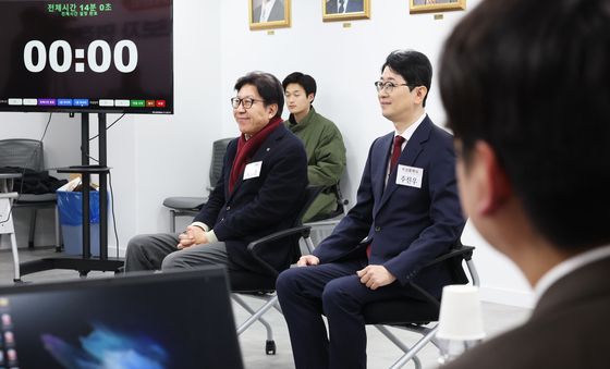 박형준-주진우, 긴장되는 공천 면접