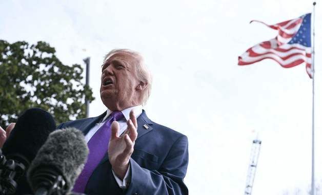 [포토]對이란 군사작전 관련 질문 답하는 트럼프 美대통령