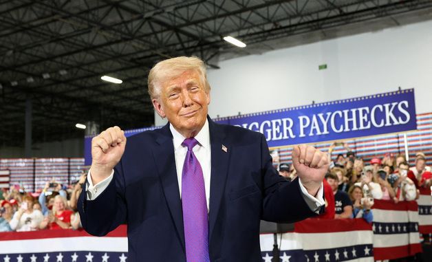 [포토] 켄터키 방문한 트럼프