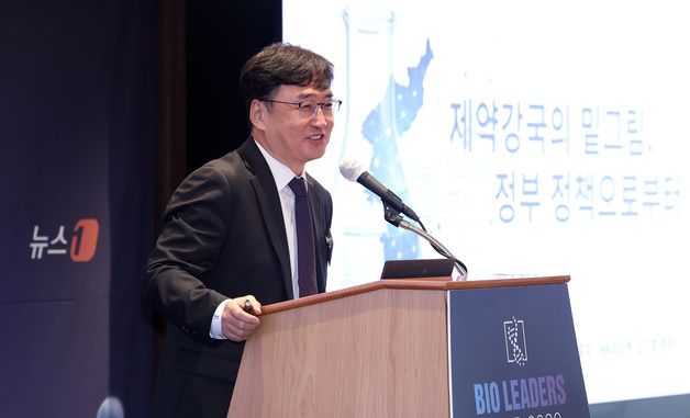 강연하는 김기호 HK이노엔 전략지원실 전무