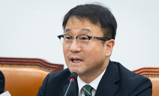 발언하는 한병도 민주당 원내대표