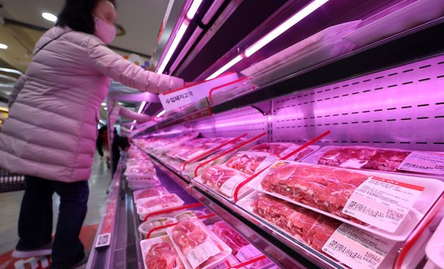 고물가 시대에 '삼겹살 대신 다리 살'