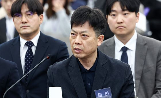 청문회 답변하는 송병주 전 용산서 치안종합상황실장