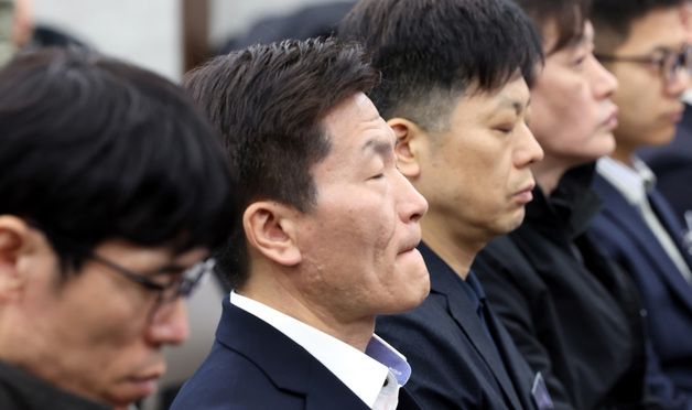 눈 감은 이임재 전 용산경찰서장