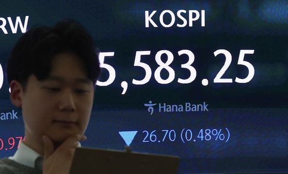 하락 마감한 코스피