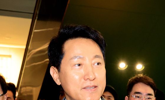 서울시립 서서울미술관 개관식 참석하는 오세훈 서울시장