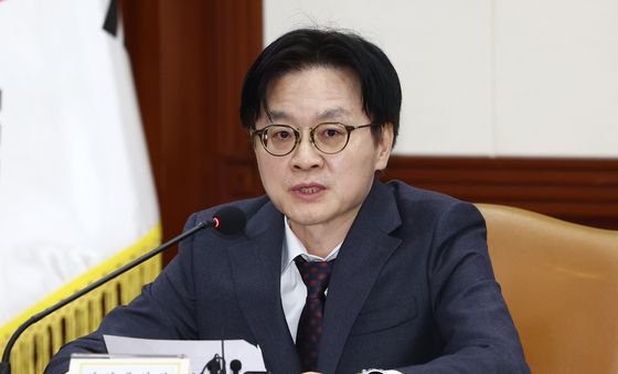 민생물가 관계장관 TF 회의서 발언하는 김정관 장관