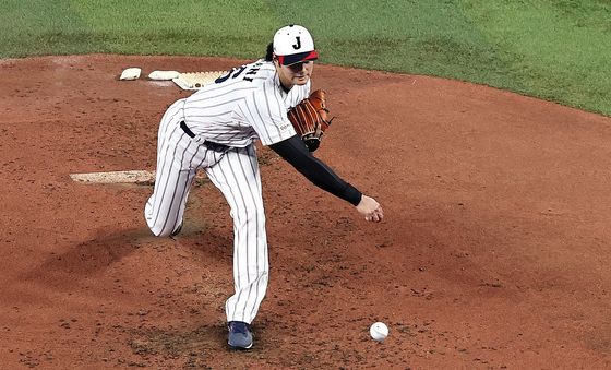 오타니의 '라이브 피칭'