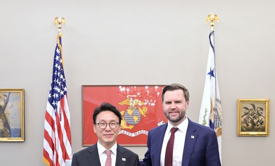 김민석 국무총리, 美 밴스 부통령과 회담