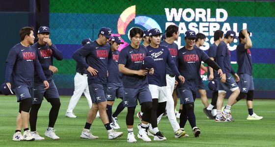 WBC 대표팀, 8강전 앞두고 담금질