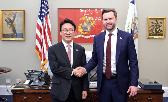 김민석 총리, 밴스 美 부통령과 회담