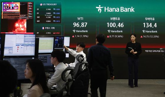 중동사태에 국제 유가 급등