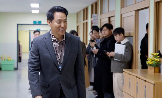 오세훈 시장, 초등안심벨 안전교육 현장 방문