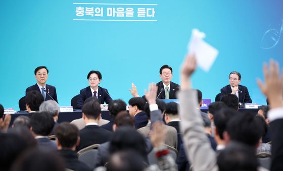 충북서 타운홀미팅 갖는 이재명 대통령