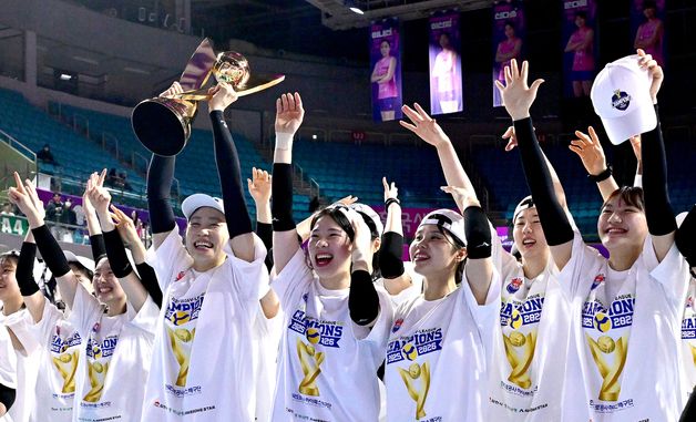 '정규리그 1위의 기쁨'