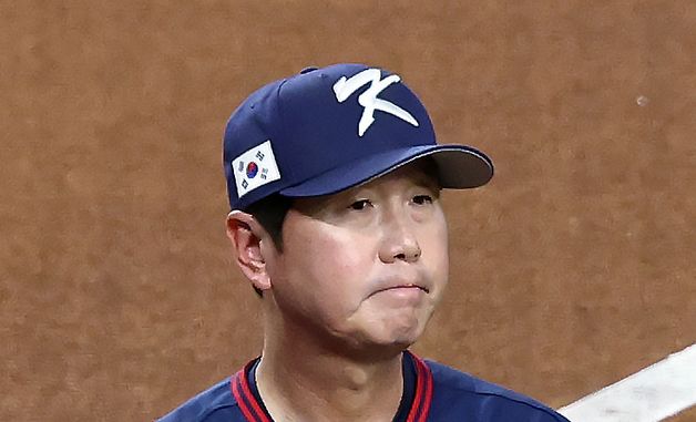 류지현 감독, 결의에 찬 눈빛