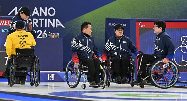 한국, 스웨덴에 아쉬운 패