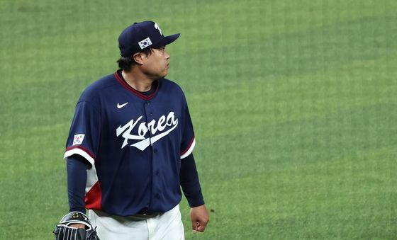 류현진 '아쉽다'