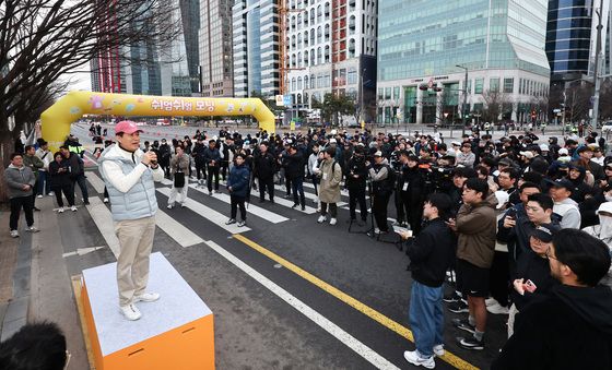 처음으로 열린 '쉬엄쉬엄 모닝' 참석한 오세훈 시장