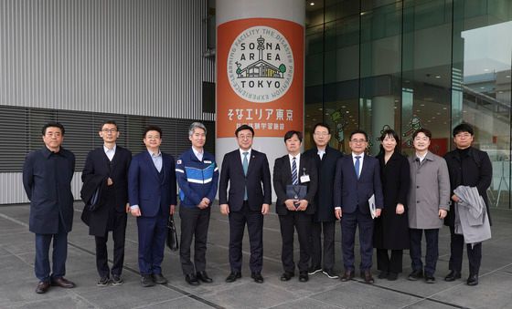 윤호중 행안부 장관, 도쿄 임해광역방재공원 시찰