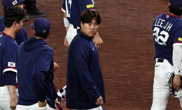 '1.2이닝 3실점' 류현진, 아쉬운 대표팀 라스트댄스