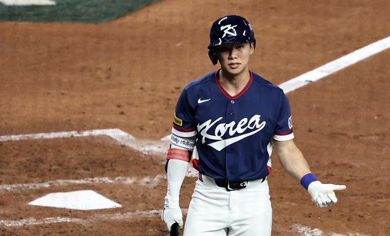 김혜성, 첫타석 삼진