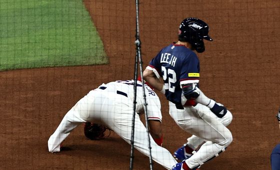 이정후 '한 발 빨랐어'