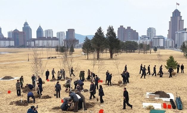 북한, '러 파병 전사자' 유족들 위한 새별거리 연일 조명