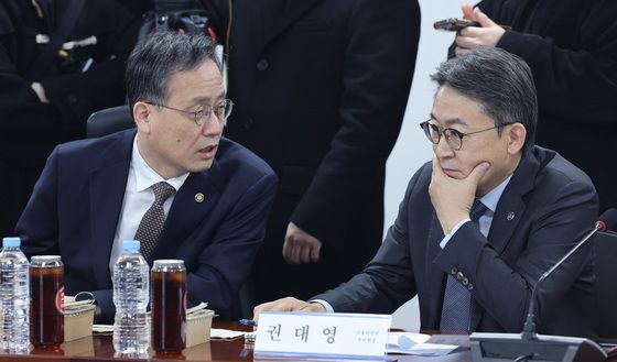 대화하는 이형일 차관·권대영 부위원장