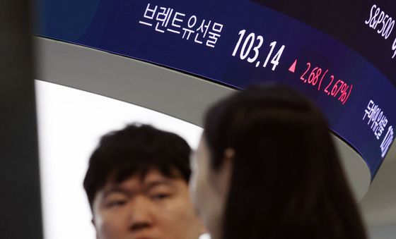 100달러 돌파한 브렌트유선물