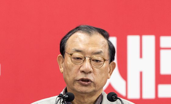 김영환 충북도지사 컷오프 발표하는 이정현 위원장