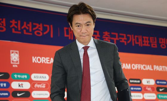 3월 원정 친선경기 소집 명단 발표 마친 홍명보 감독
