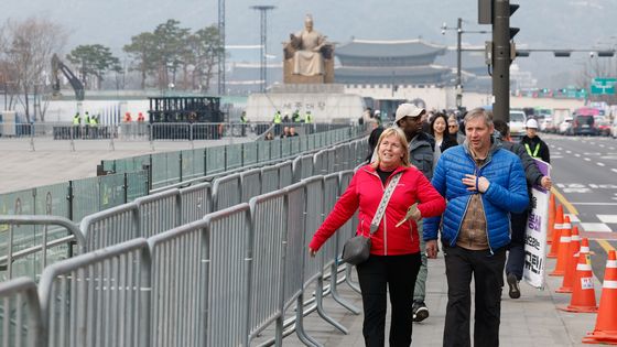 BTS 이번주 토요일 컴백 라이브, 통제된 광화문 일대