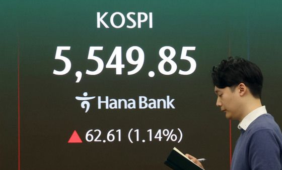 코스피, 1%대 상승 마감