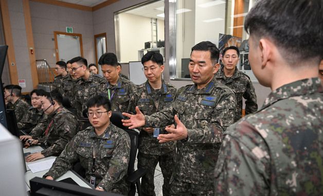 작전 지도하는 진영승 합참의장