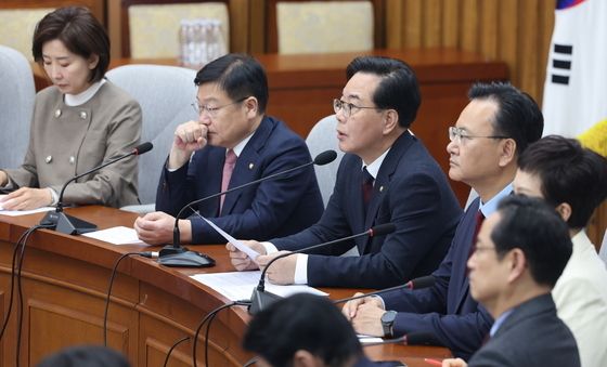 원내대책회의 주재하는 송언석