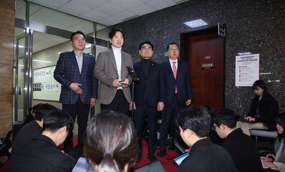 부산시장 후보 공천 관련 장동혁 면담한 부산의원들