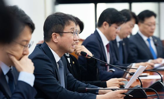 원내대책회의 주재하는 한병도 원내대표