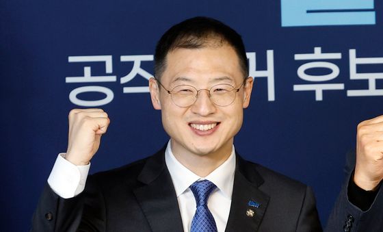 울산시장 본경선 합동연설회 나선 김상욱 후보