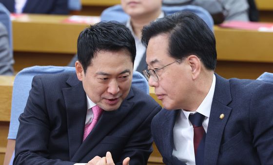 장동혁·송언석 '논의'