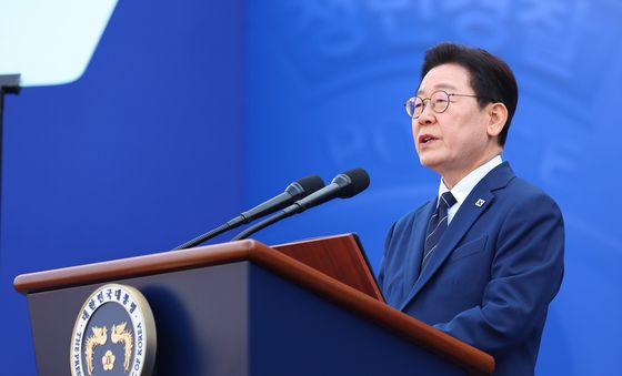 이재명 대통령, 신임 경찰 경위·경감 임용식 축사