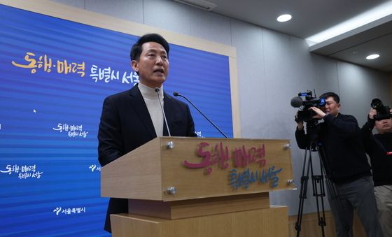 오세훈 시장, 공천 신청 관련 입장 표명