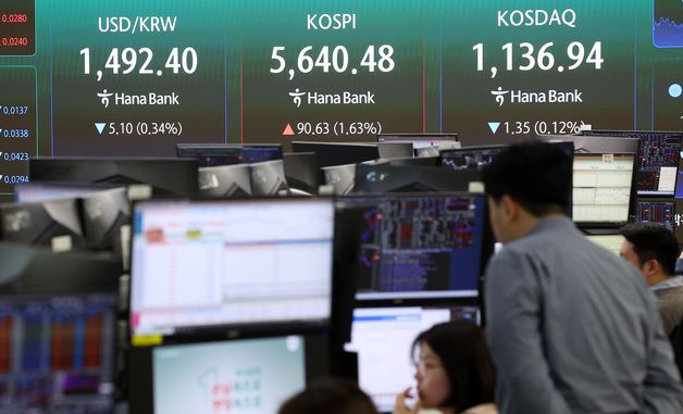 코스피 상승·코스닥 하락 마감