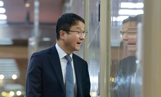 의장 주재 원내대표 회동 참석하는 한병도