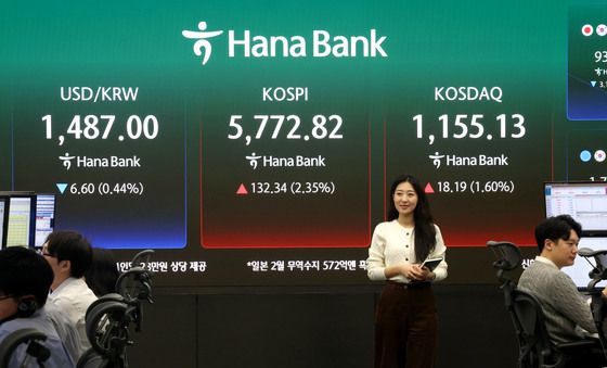 코스피-코스닥 '상승 출발', 환율은 '하락'