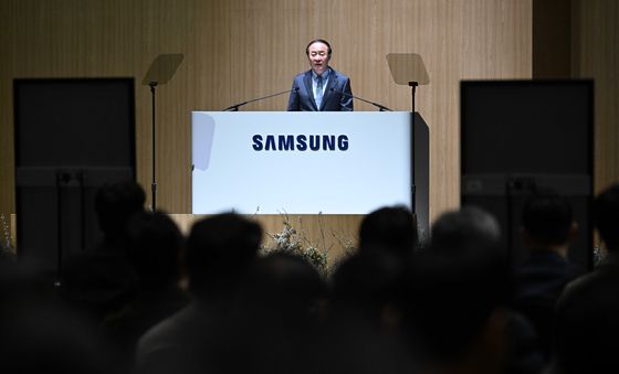 인사말 하는 전영현 삼성전자 부회장