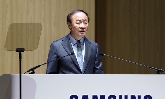 인사말 하는 전영현 삼성전자 대표이사 부회장