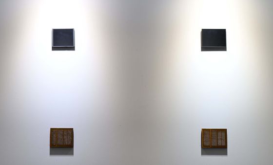 주주총회장에 전시된 HBM4, HMB4E 메모리